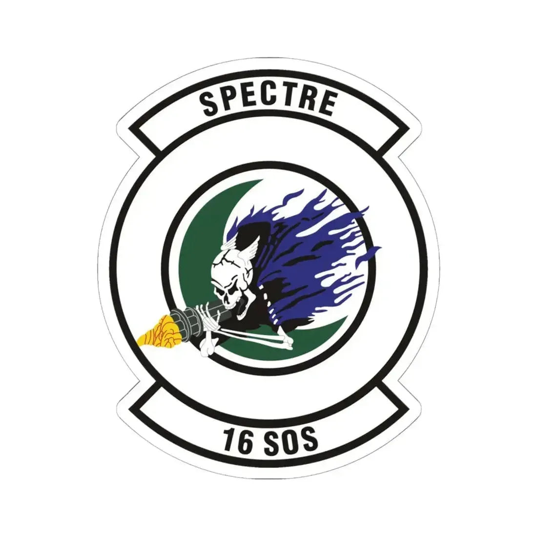 16th Special Operations Squadron (U.S. Air Force) STICKER Vinyl Kiss-Cut Decal 6 Inch White - The Sticker Space