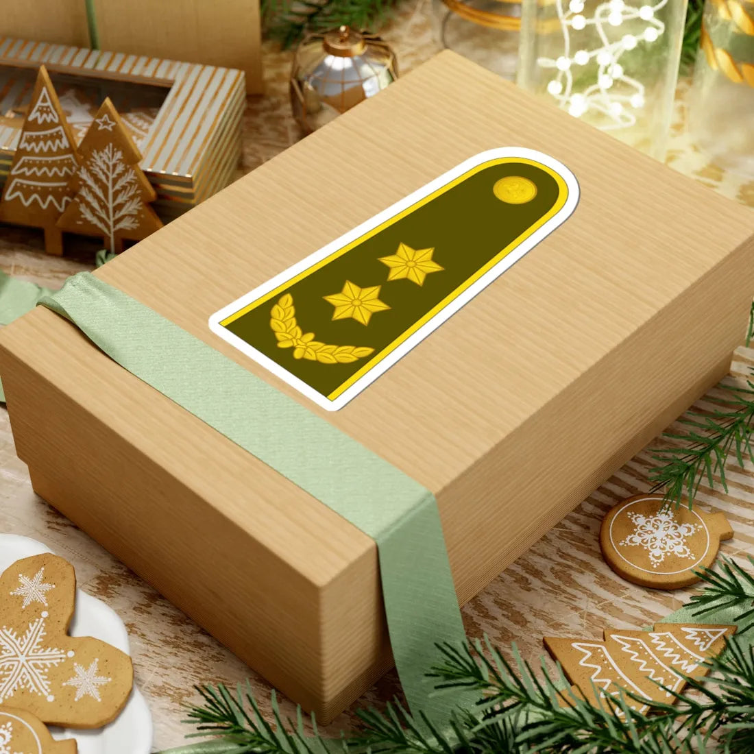 17 Lithuania Army LTC (Lithuania) (Military Rank) STICKER Vinyl Kiss-Cut Decal - The Sticker Space