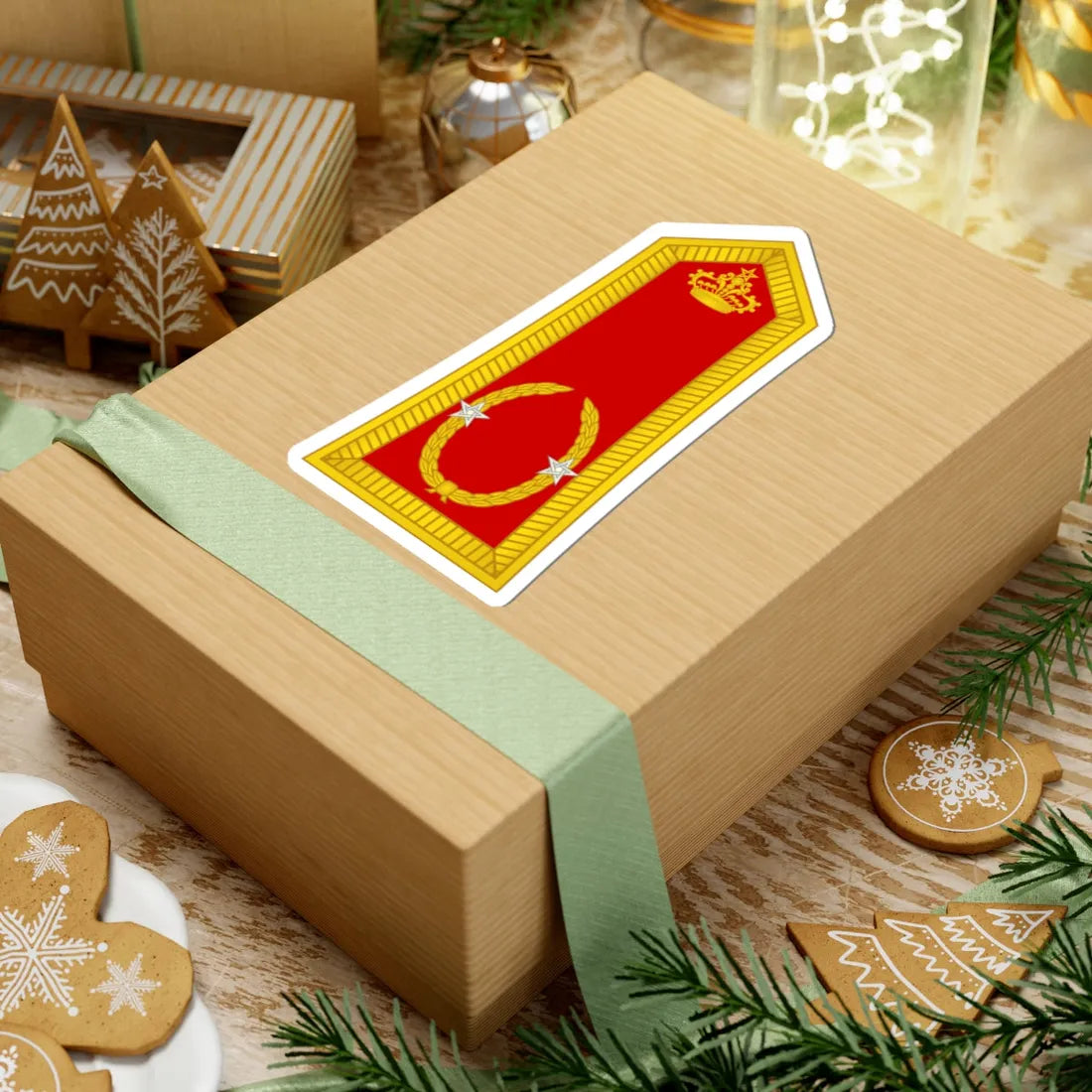 17 Moroccan Army BG (Morocco) (Military Rank) STICKER Vinyl Kiss-Cut Decal - The Sticker Space