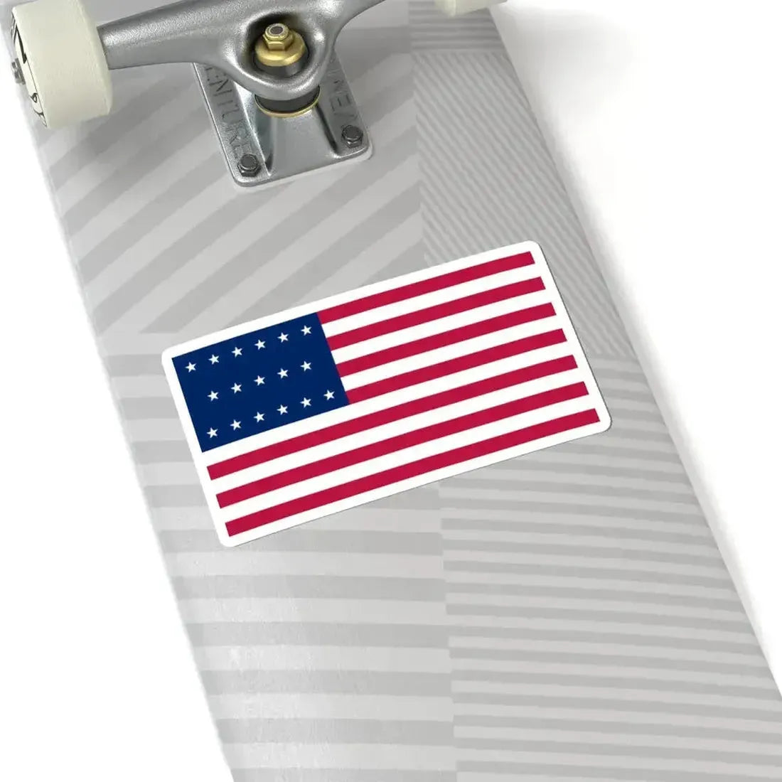 17 Star US Flag Unofficial (United States) STICKER Vinyl Kiss-Cut Decal - The Sticker Space