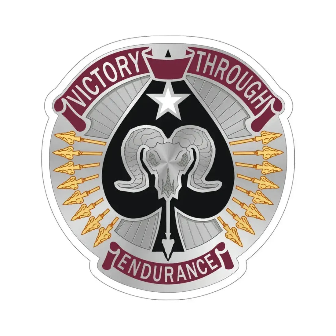 17 Sustainment Brigade v2 (U.S. Army) STICKER Vinyl Die-Cut Decal - The Sticker Space