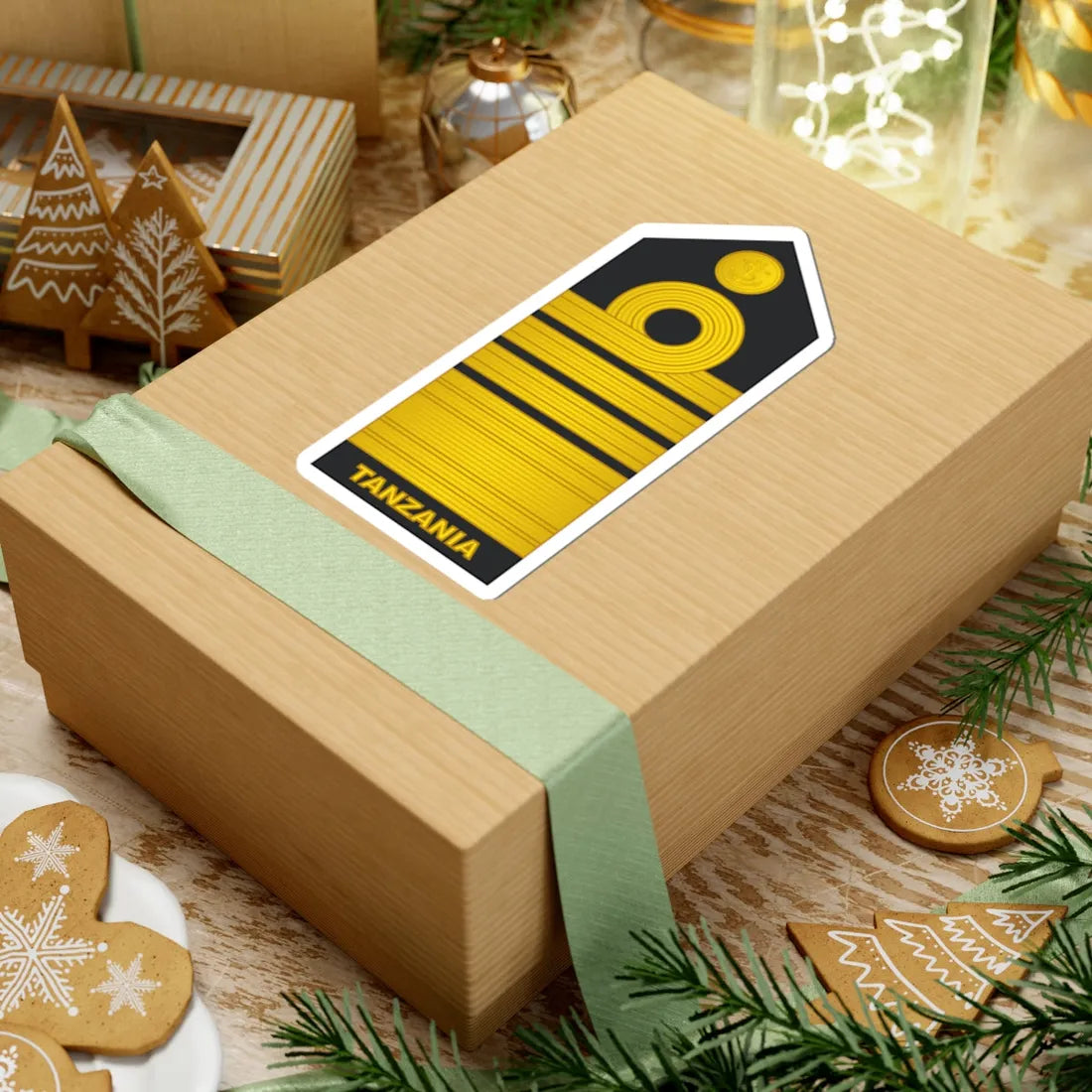 17 Tanzania Navy ADM (Tanzania) (Military Rank) STICKER Vinyl Kiss-Cut Decal - The Sticker Space