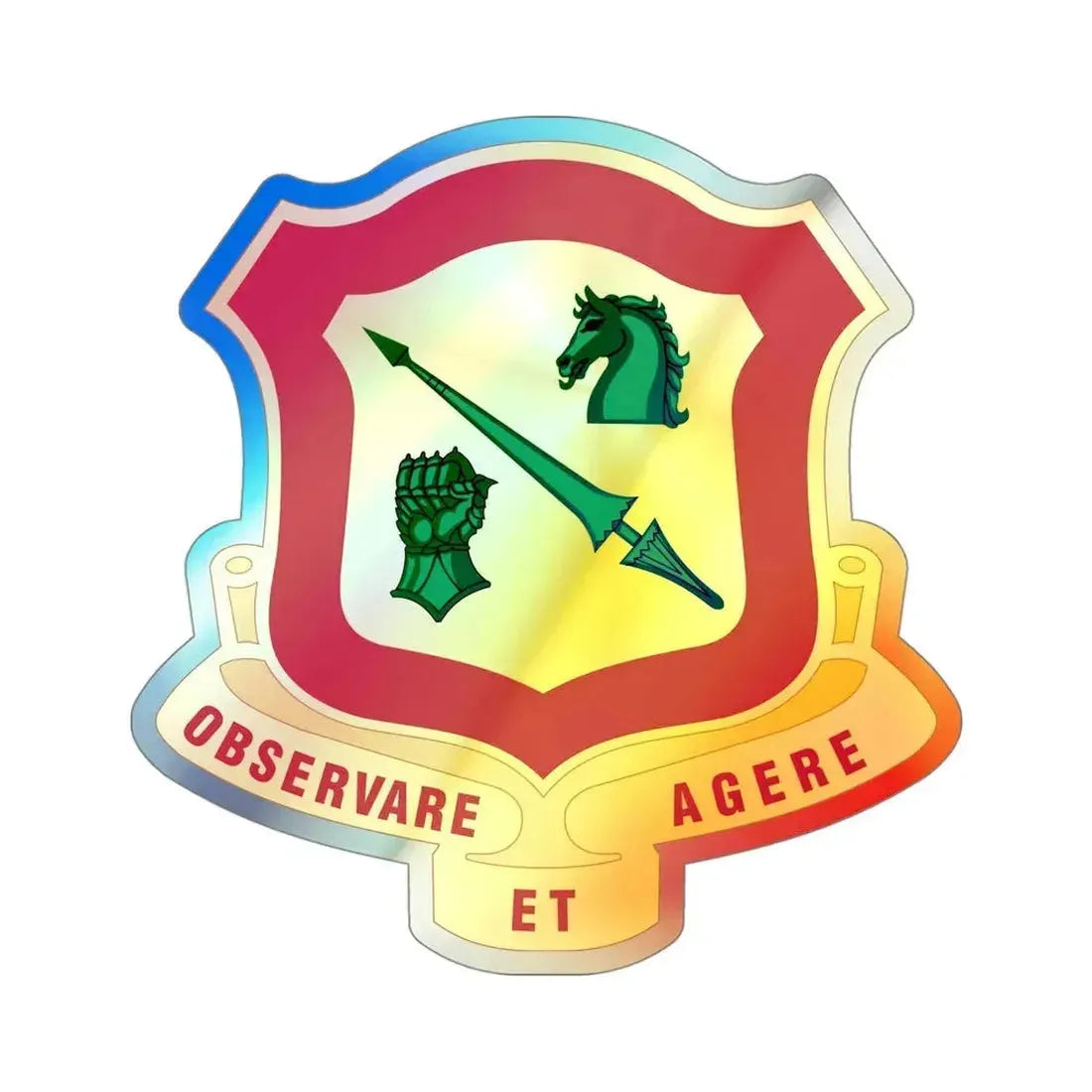 170th Antiaircraft Artillery Battalion (U.S. Army) Holographic STICKER Die-Cut Vinyl Decal - The Sticker Space