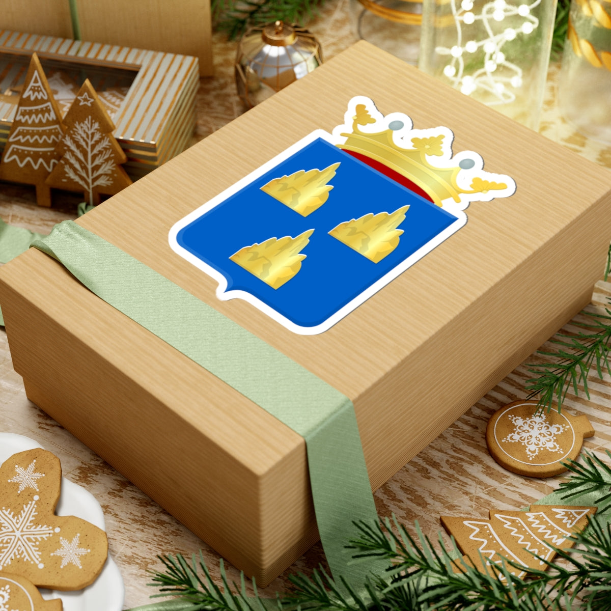 Alphen en Riel wapen (Netherlands) (Coat of Arms) STICKER Vinyl Kiss-Cut Decal