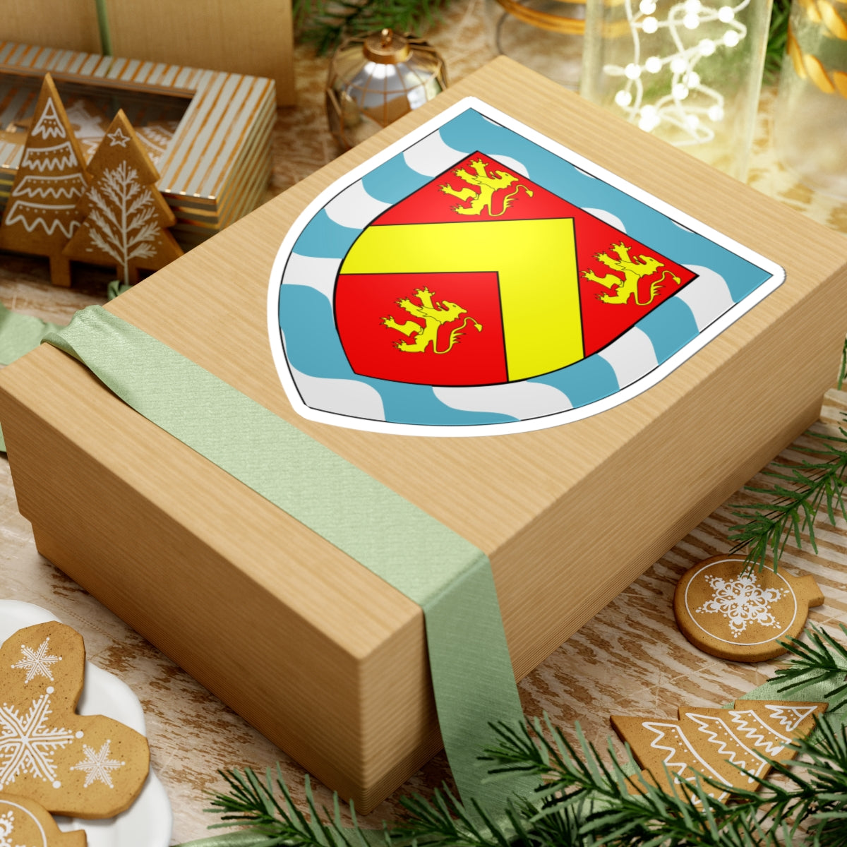 Anglesey County Council (United Kingdom) (Coat of Arms) STICKER Vinyl Kiss-Cut Decal