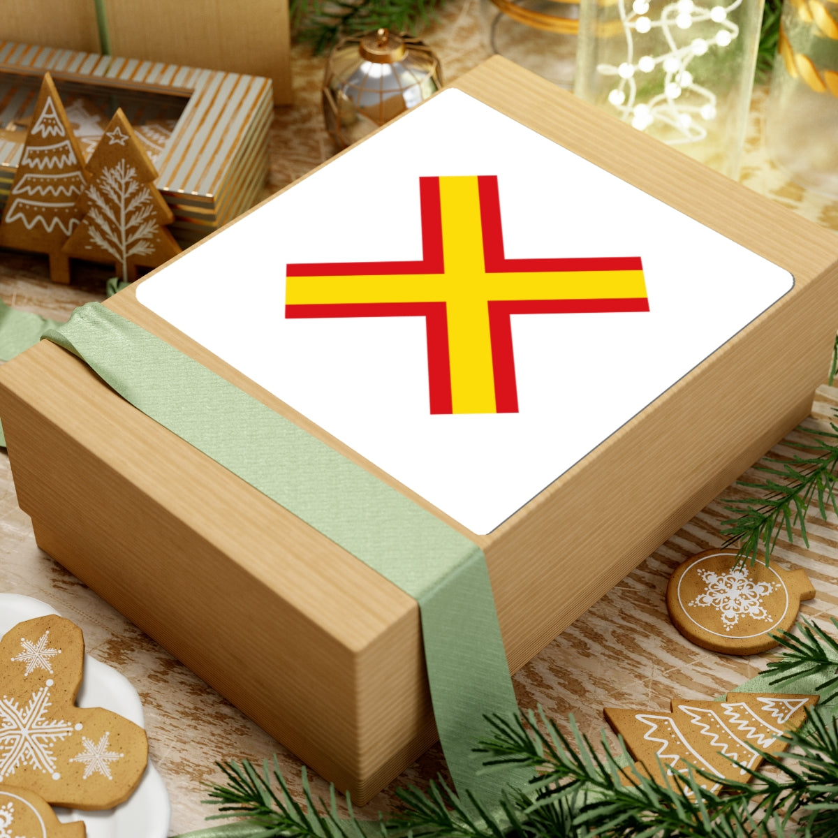 Flag of SEV (Spain) STICKER Vinyl Kiss-Cut Decal