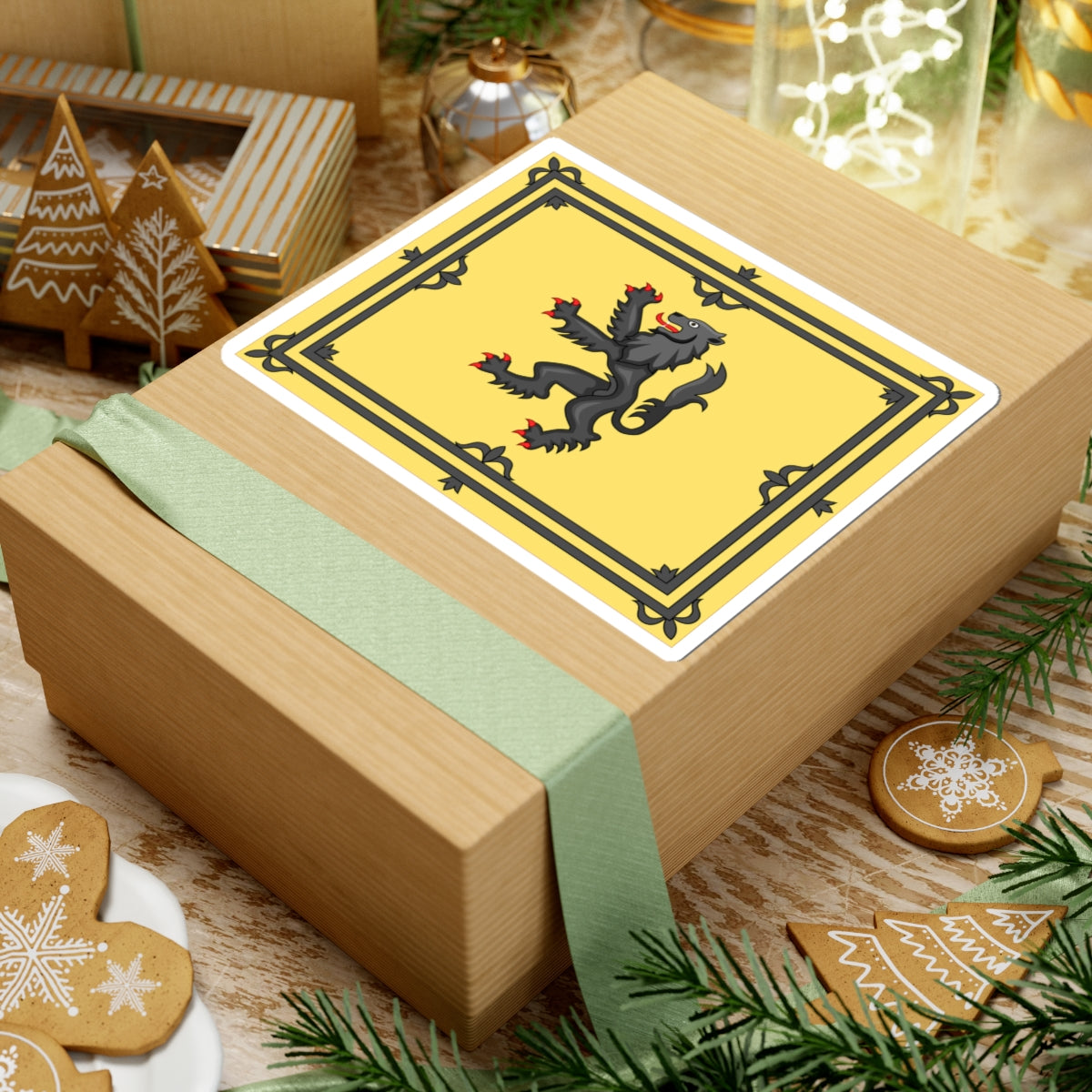 Banner of George Buchanan (Scotland) STICKER Vinyl Kiss-Cut Decal