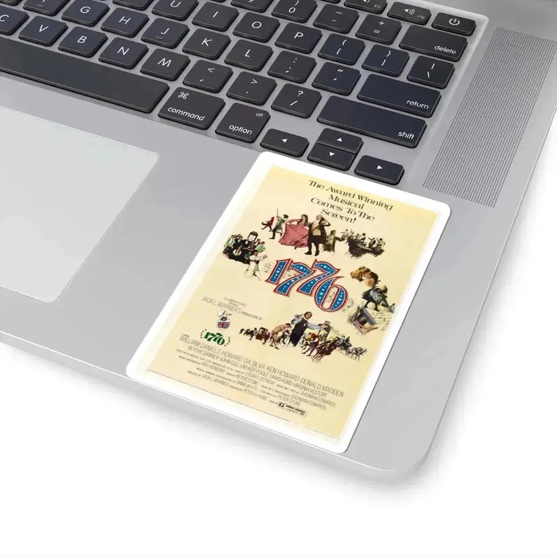 1776 1972 Movie Poster - STICKER Vinyl Kiss-Cut Decal - The Sticker Space
