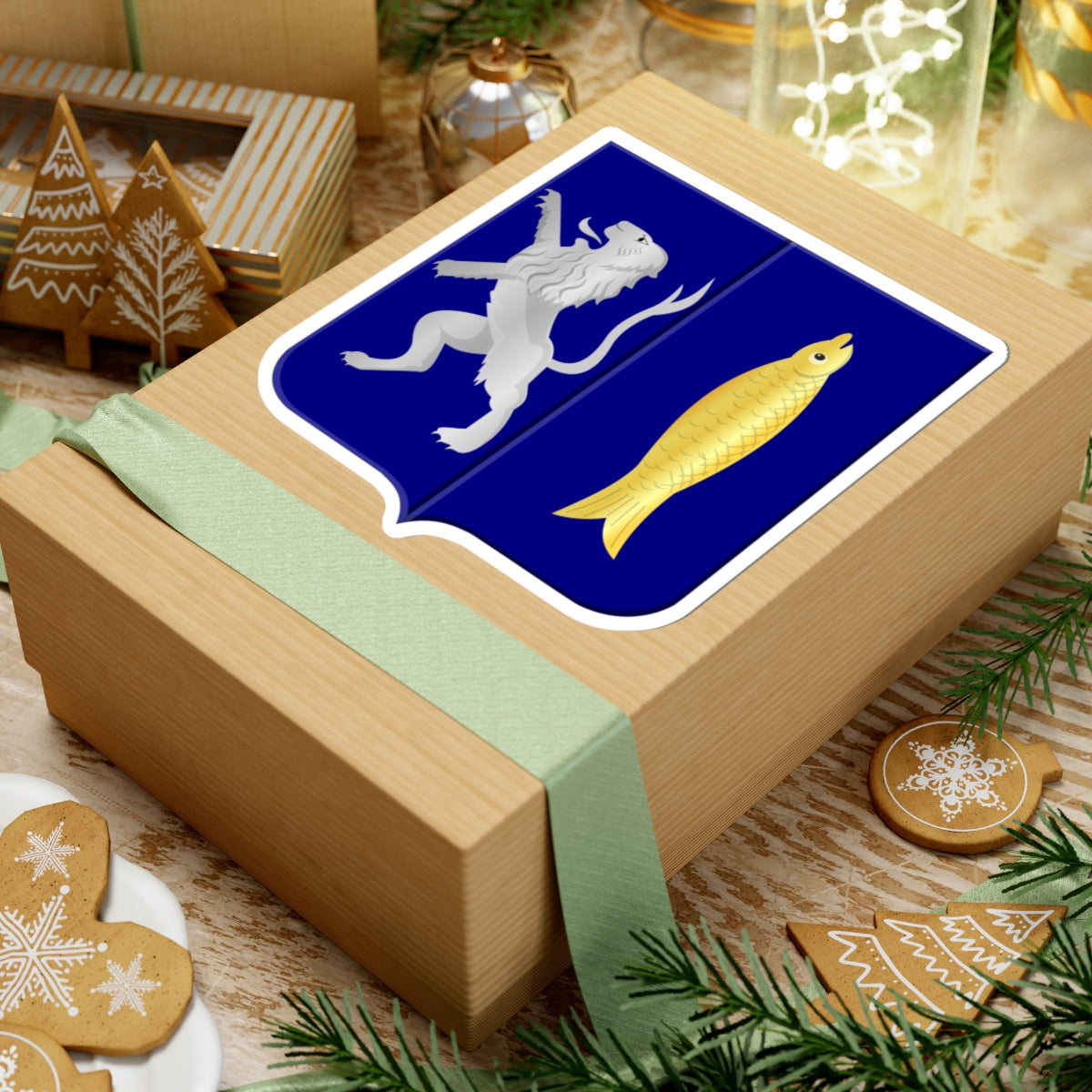 Ammerstol wapen (Netherlands) (Coat of Arms) STICKER Vinyl Kiss-Cut Decal