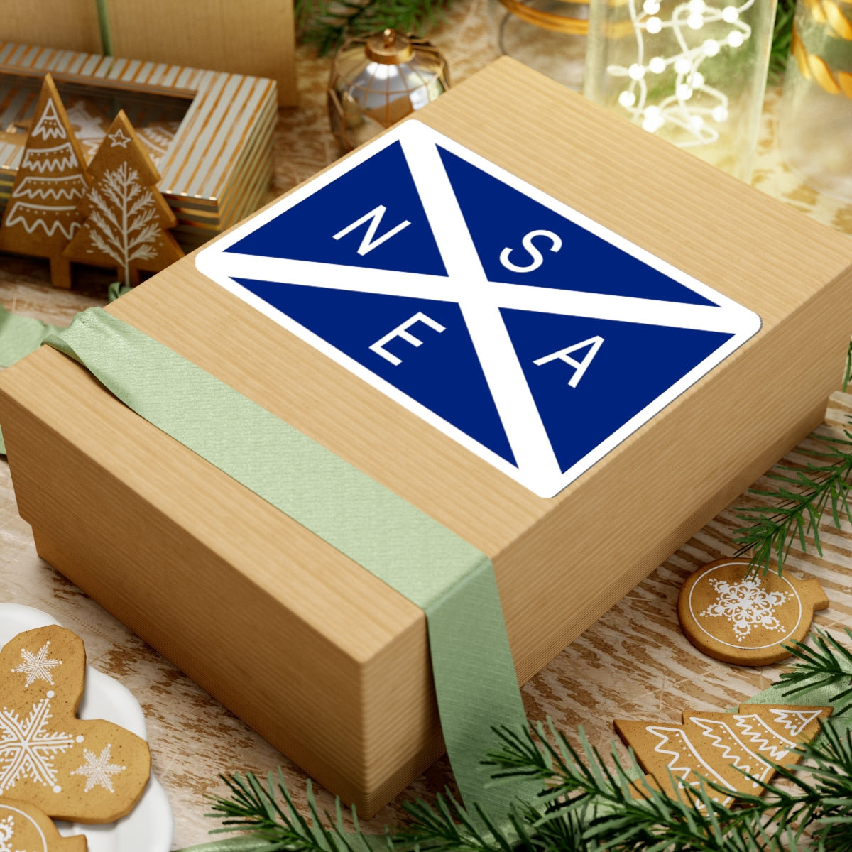 National Scottish Antarctic Expedition Flag (Scotland) STICKER Vinyl Kiss-Cut Decal