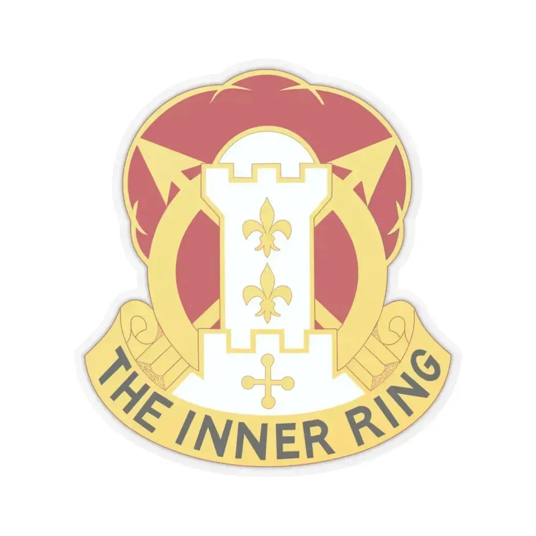 17th Artillery Group (U.S. Army) STICKER Vinyl Kiss-Cut Decal 4 Inch Transparent - The Sticker Space