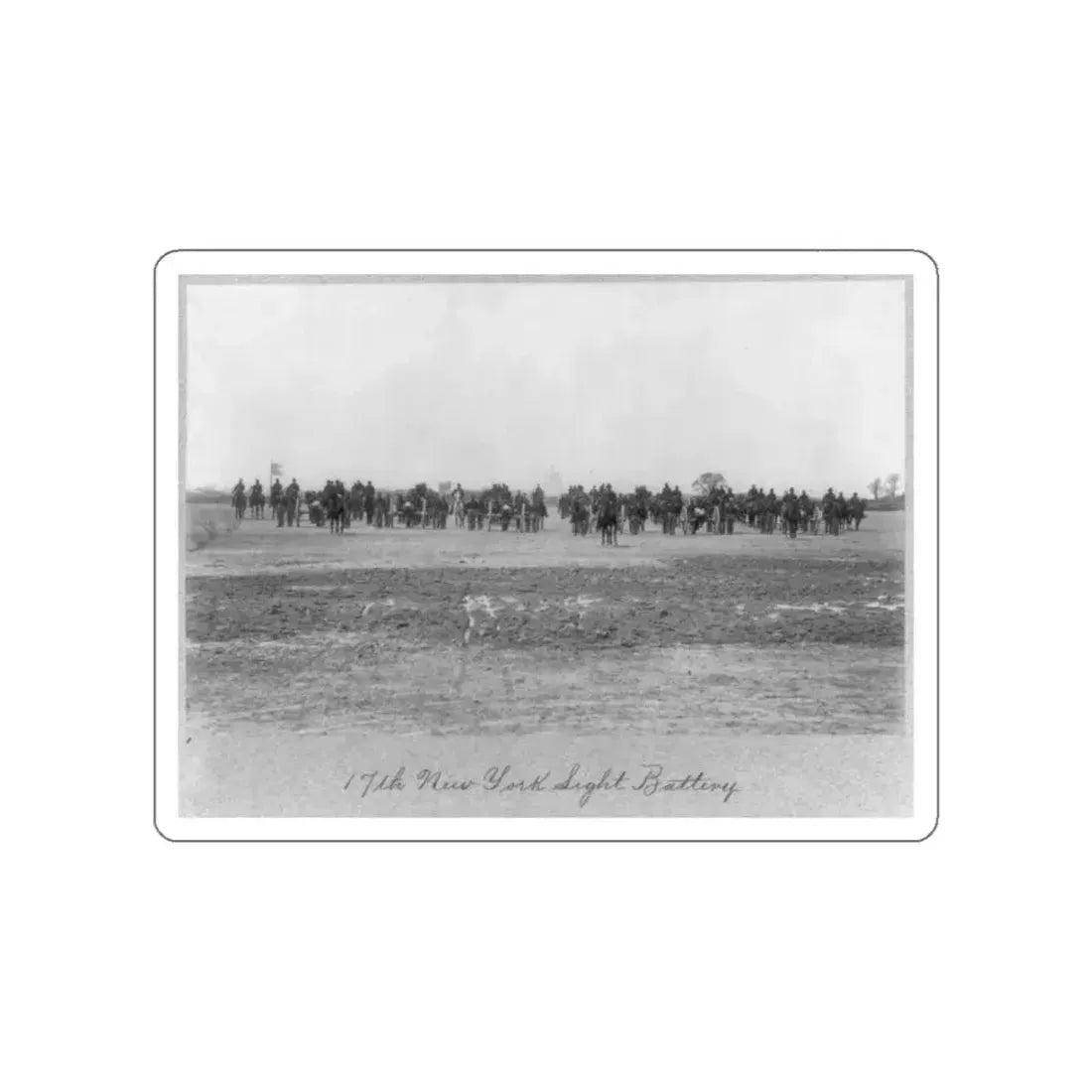 17th New York Light Battery (U.S. Civil War) STICKER Vinyl Die-Cut Decal - The Sticker Space