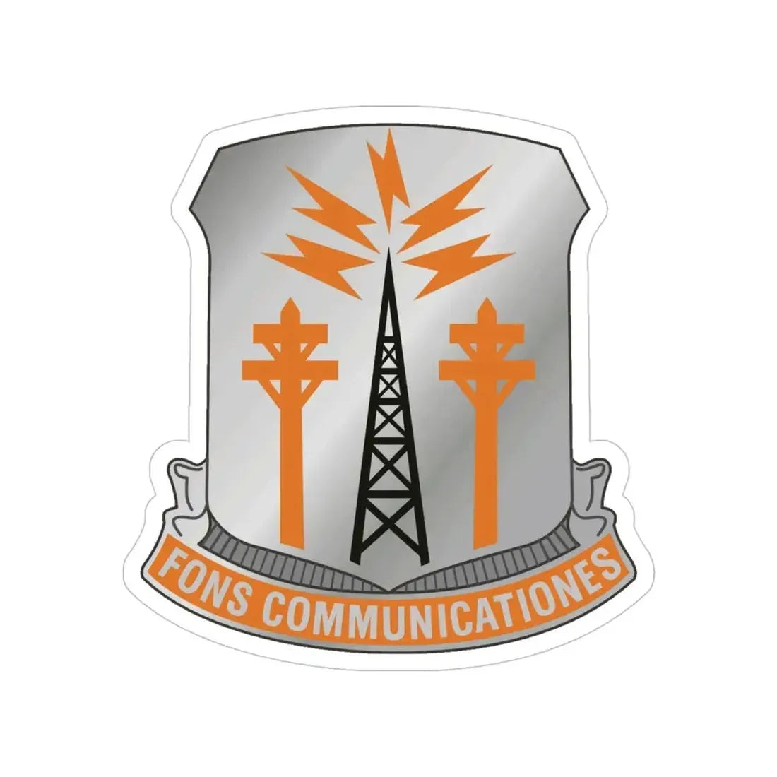 17th Signal Battalion (U.S. Army) Transparent STICKER Die-Cut Vinyl Decal - The Sticker Space