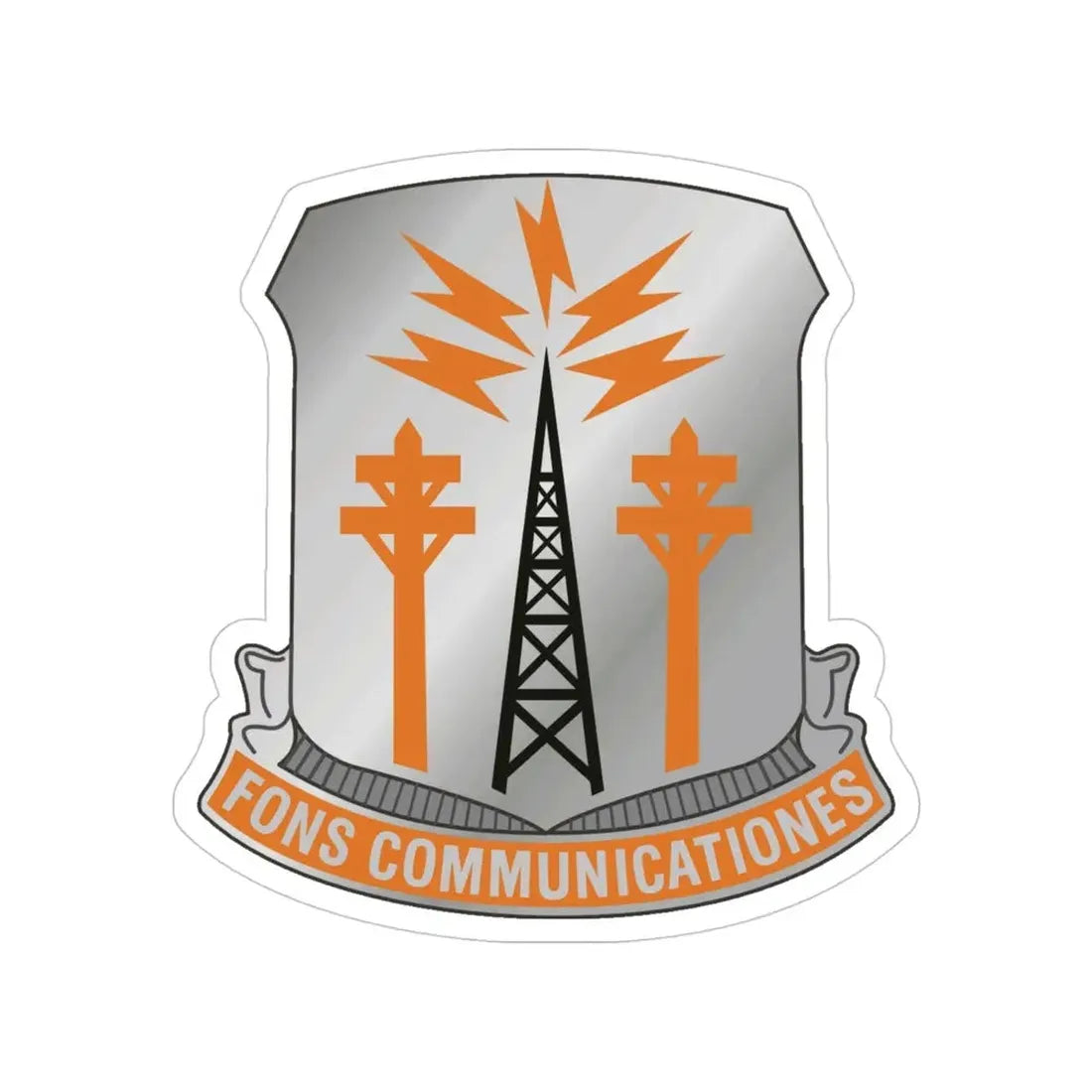 17th Signal Battalion (U.S. Army) Transparent STICKER Die-Cut Vinyl Decal - The Sticker Space