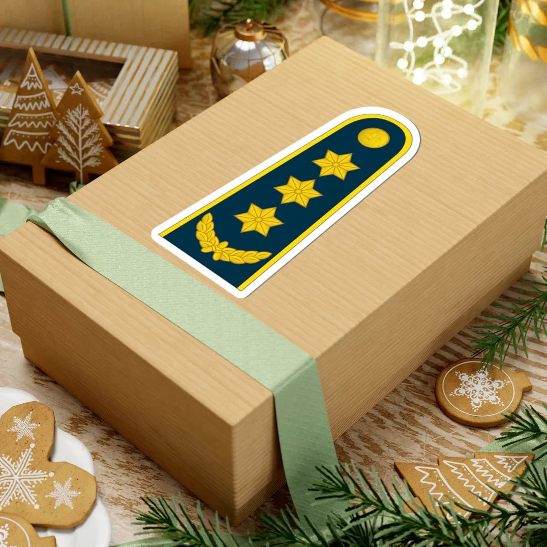 18 Lithuania Air Force COL (Lithuania) (Military Rank) STICKER Vinyl Kiss-Cut Decal - The Sticker Space