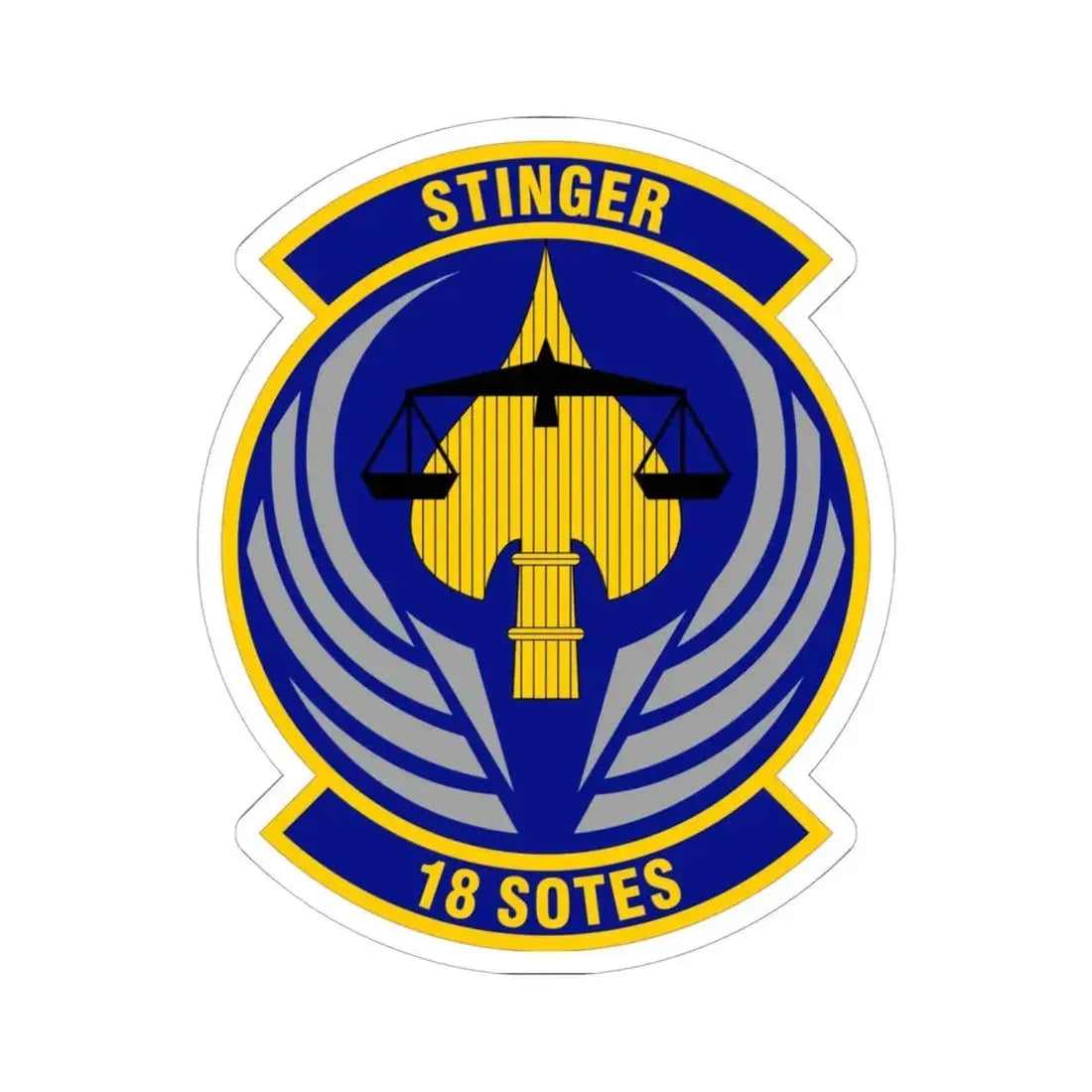 18 Special Operations Test and Evaluation Squadron AFSOC (U.S. Air Force) STICKER Vinyl Kiss-Cut Decal 6 Inch White - The Sticker Space