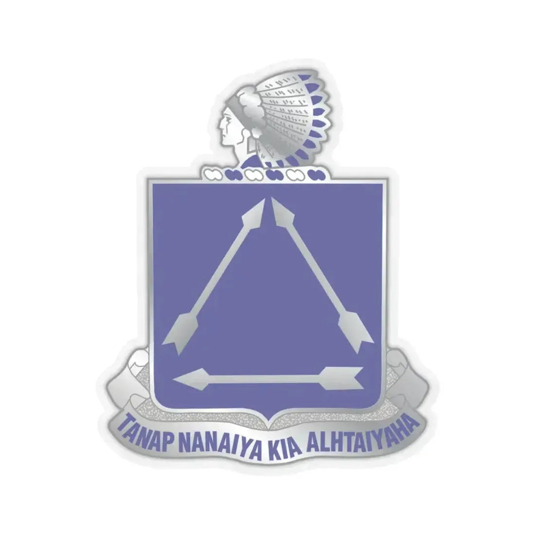 180 Cavalry Regiment (U.S. Army) STICKER Vinyl Kiss-Cut Decal 6 Inch Transparent - The Sticker Space