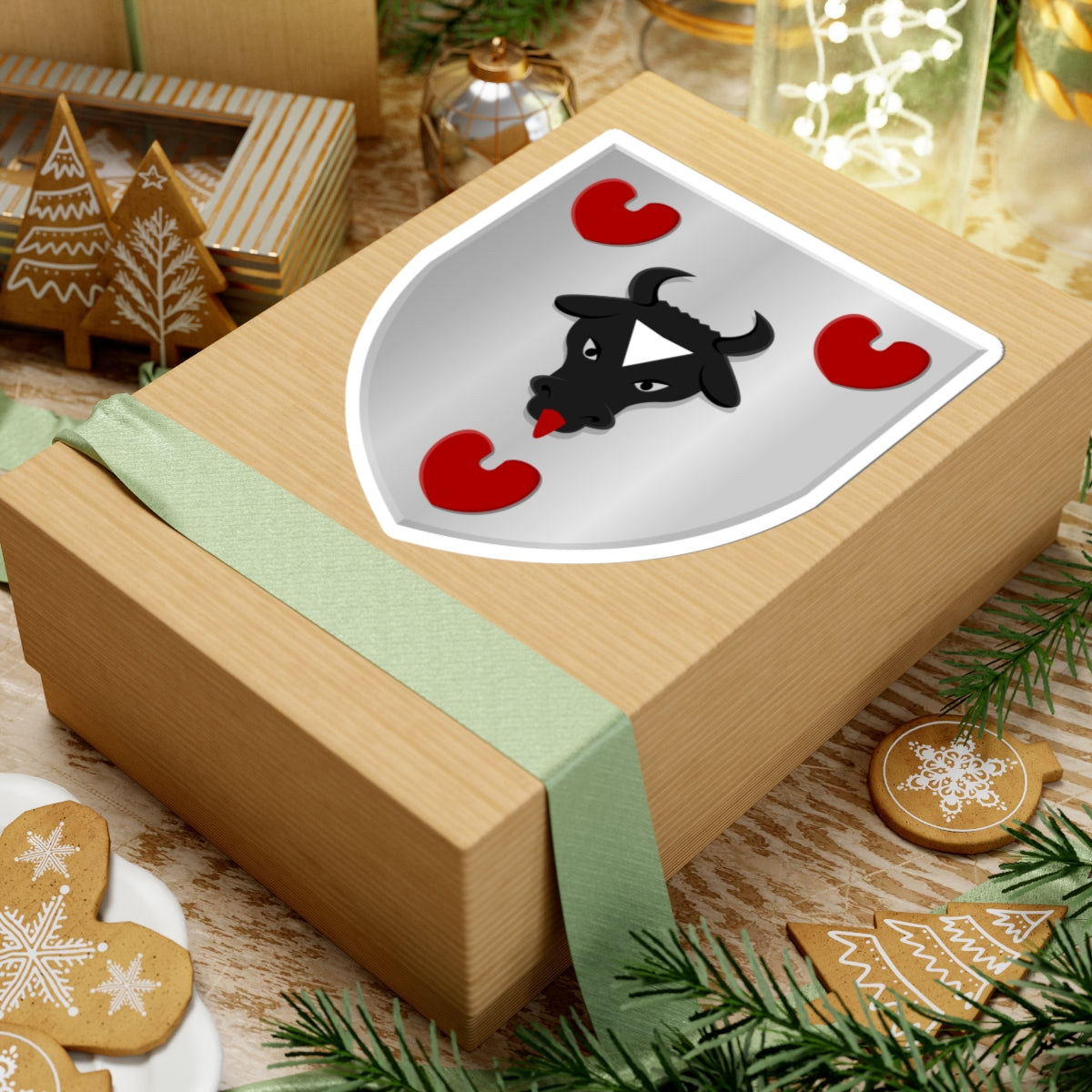 Allingawier wapen (Netherlands) (Coat of Arms) STICKER Vinyl Kiss-Cut Decal