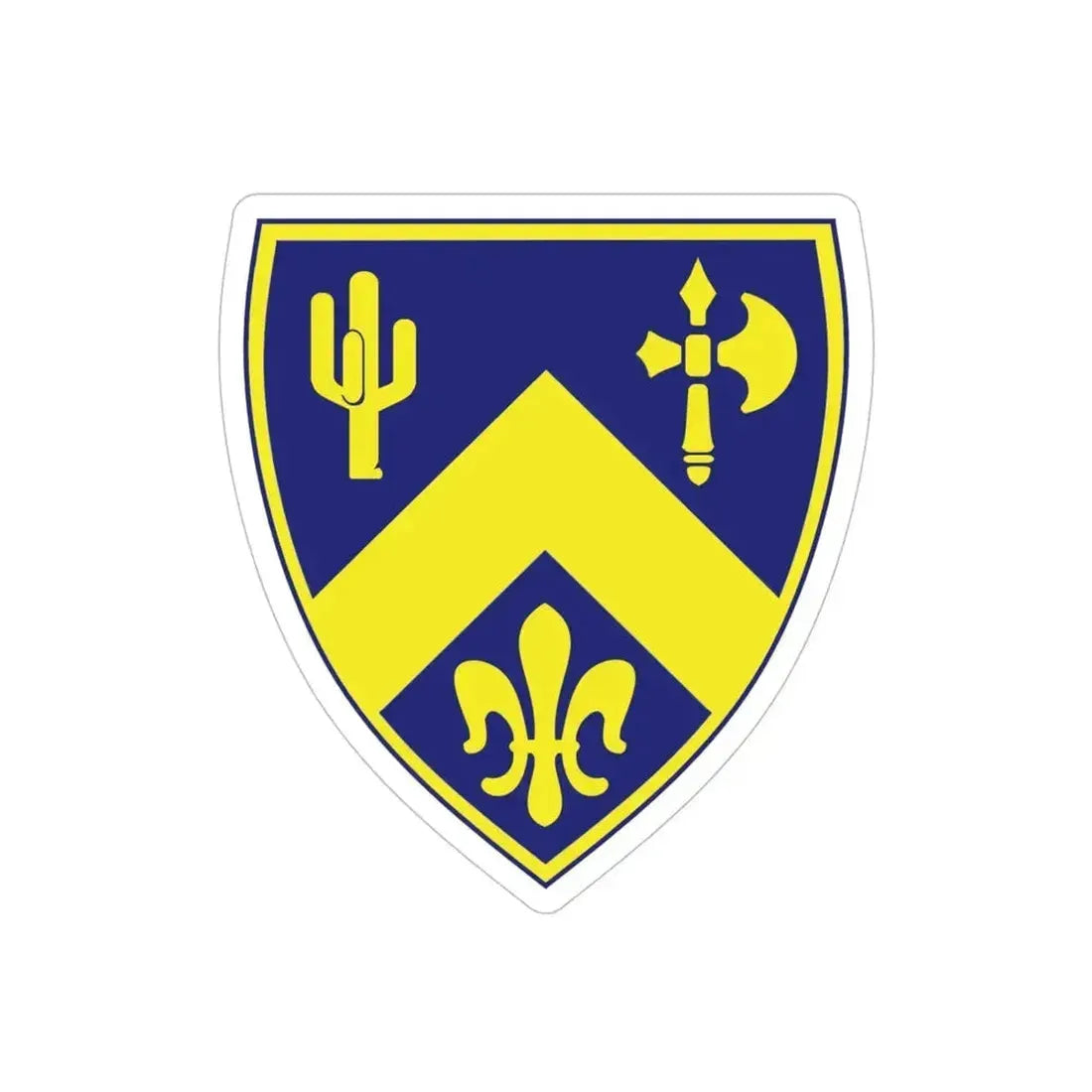 184th Infantry Regiment (U.S. Army) REVERSE PRINT Transparent Die-Cut STICKER - The Sticker Space