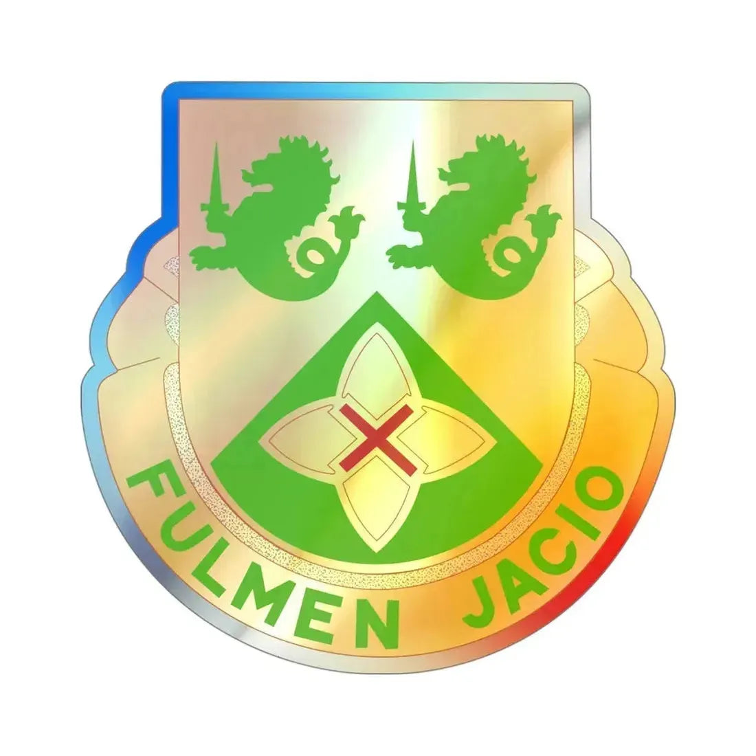 185 Armor Regiment (U.S. Army) Holographic STICKER Die-Cut Vinyl Decal - The Sticker Space