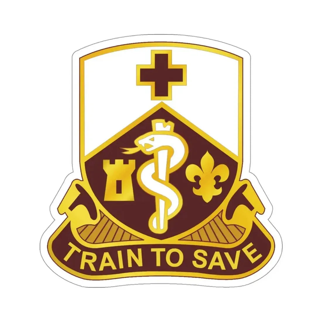 187 Medical Battalion (U.S. Army) STICKER Vinyl Die-Cut Decal - The Sticker Space