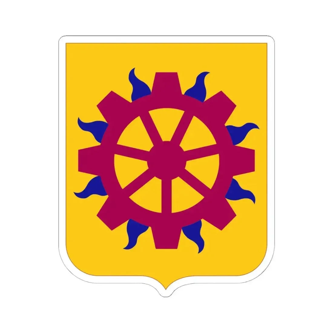 187 Ordnance Battalion 2 (U.S. Army) STICKER Vinyl Kiss-Cut Decal 6 Inch White - The Sticker Space