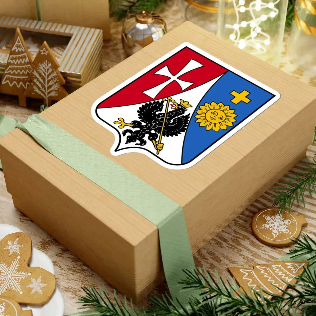 Герб Княжества и области Юго-Западные 1882 (Russia) (Coat of Arms) STICKER Vinyl Kiss-Cut Decal - The Sticker Space