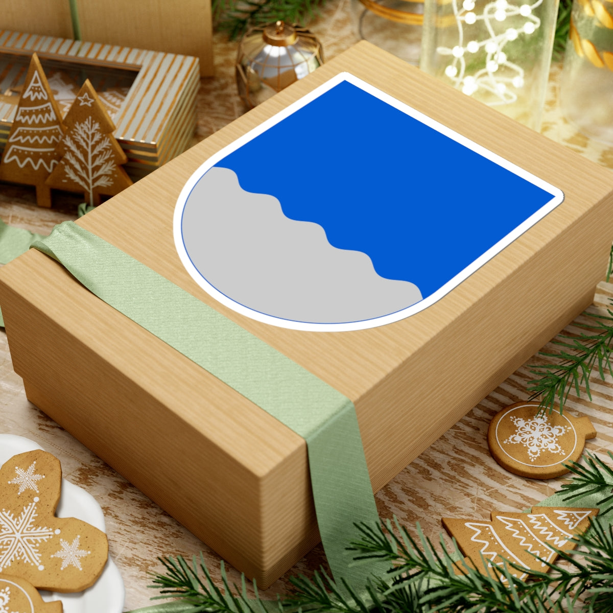 Alajärvi.vaakuna (Finland) (Coat of Arms) STICKER Vinyl Kiss-Cut Decal