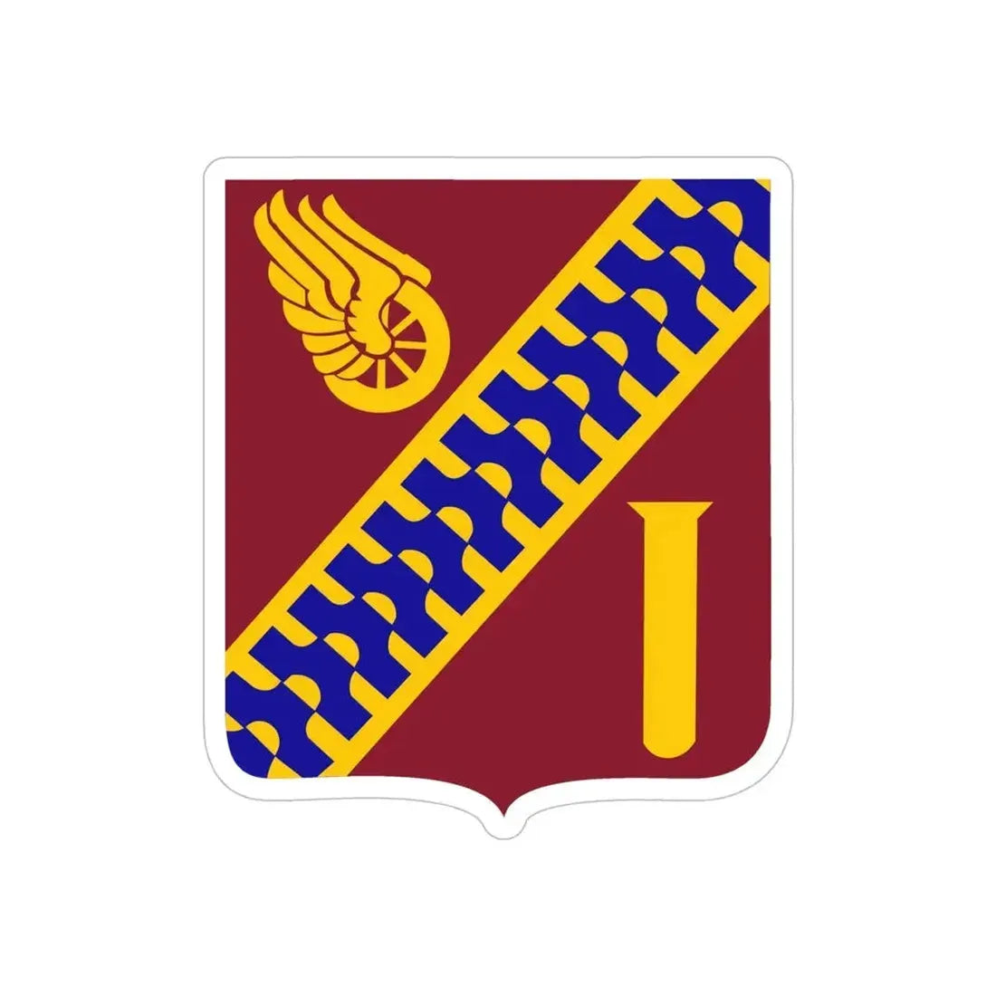 19 Transportation Battalion 2 (U.S. Army) REVERSE PRINT Transparent Die-Cut STICKER - The Sticker Space
