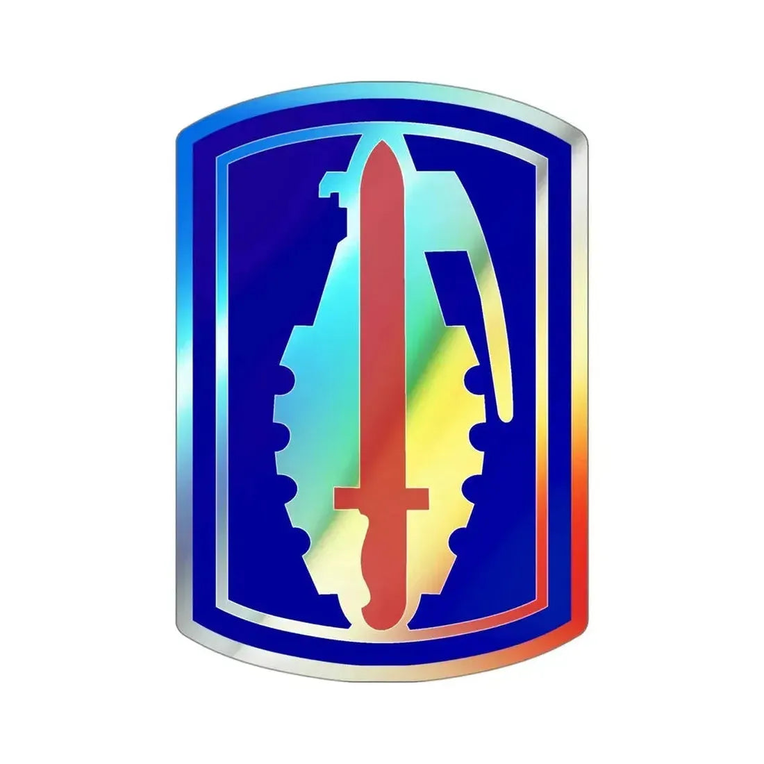 191ST INFANTRY BRIGADE (U.S. Army) Holographic STICKER Die-Cut Vinyl Decal - The Sticker Space