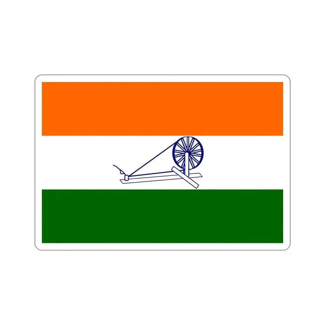 1931 India Flag (India) STICKER Vinyl Die-Cut Decal - The Sticker Space