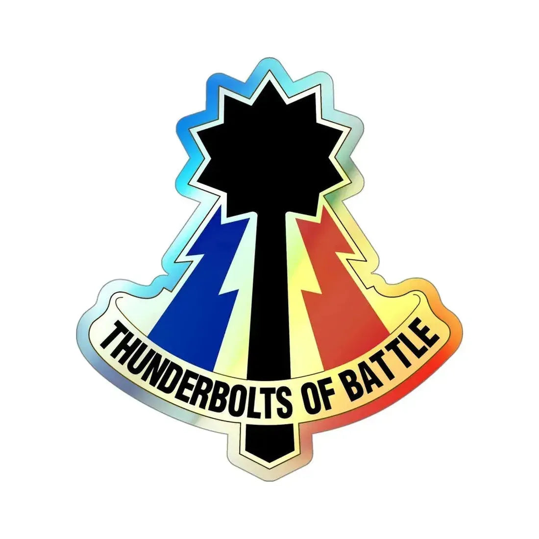 194th Armored Brigade (U.S. Army) Holographic STICKER Die-Cut Vinyl Decal - The Sticker Space