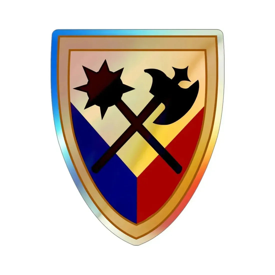 194th Armored Brigade v2 (U.S. Army) Holographic STICKER Die-Cut Vinyl Decal - The Sticker Space