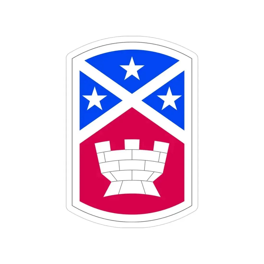 194th Engineer Brigade (U.S. Army) Transparent STICKER Die-Cut Vinyl Decal - The Sticker Space