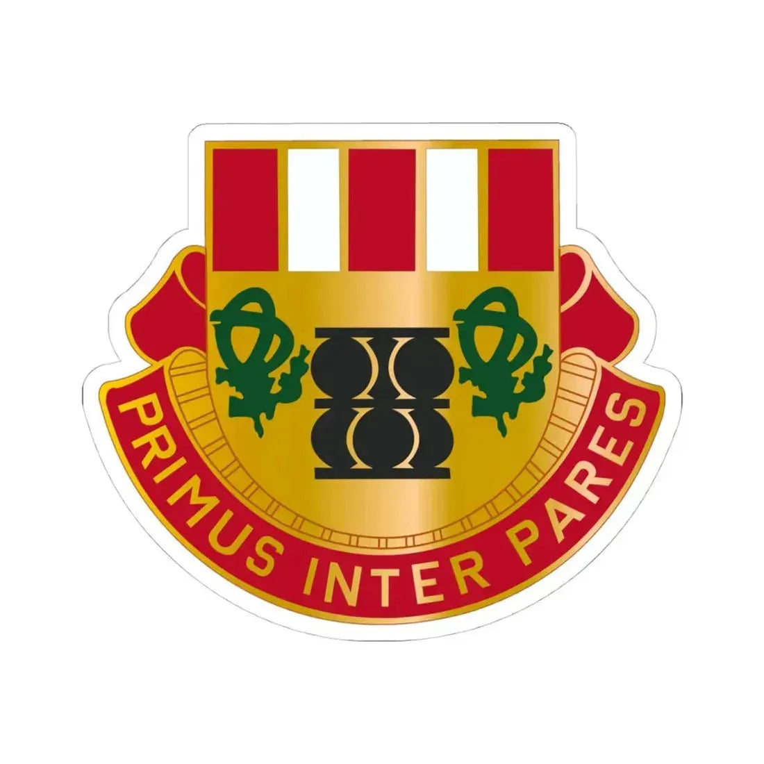 1st Artillery Regiment (U.S. Army) STICKER Vinyl Kiss-Cut Decal 4 Inch White - The Sticker Space