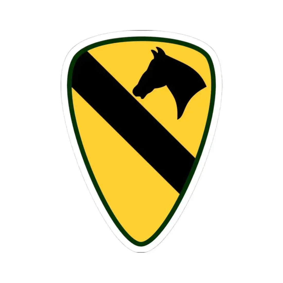1st Cavalry Division Sustainment Brigade (U.S. Army) STICKER Vinyl Kiss-Cut Decal 3 Inch White - The Sticker Space