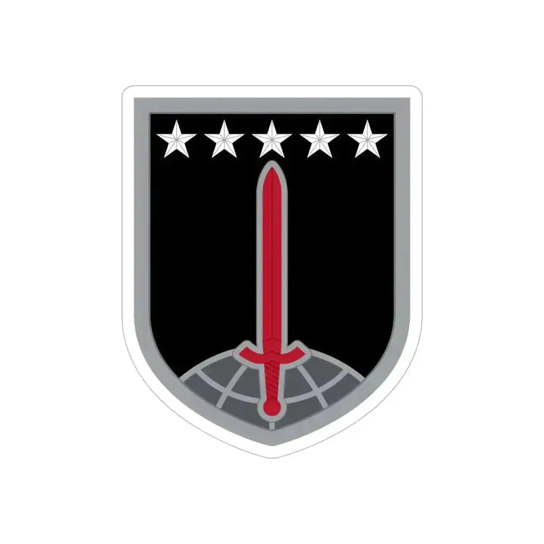 1ST MULTIDOMAIN TASK FORCE (U.S. Army) REVERSE PRINT Transparent Die-Cut STICKER - The Sticker Space