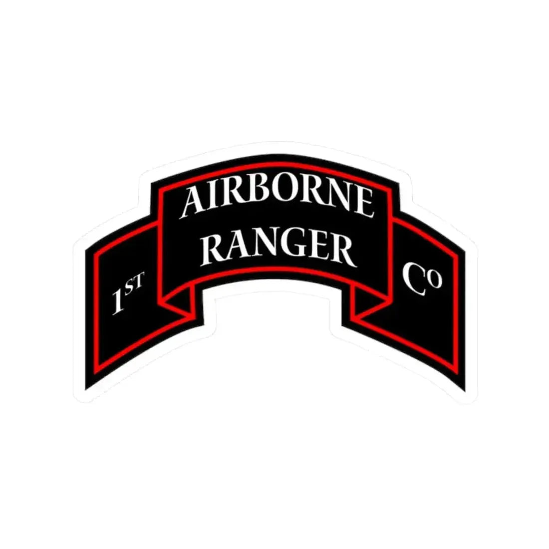 1st Ranger Infantry Company (U.S. Army) STICKER Vinyl Kiss-Cut Decal - The Sticker Space