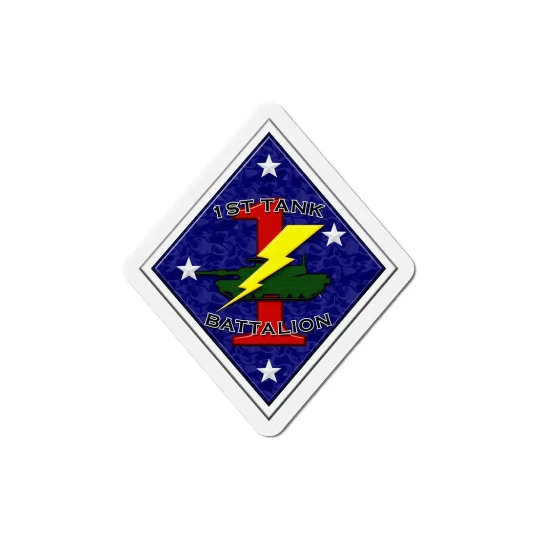 1st Tank Battalion (USMC) Refrigerator Magnet - The Sticker Space