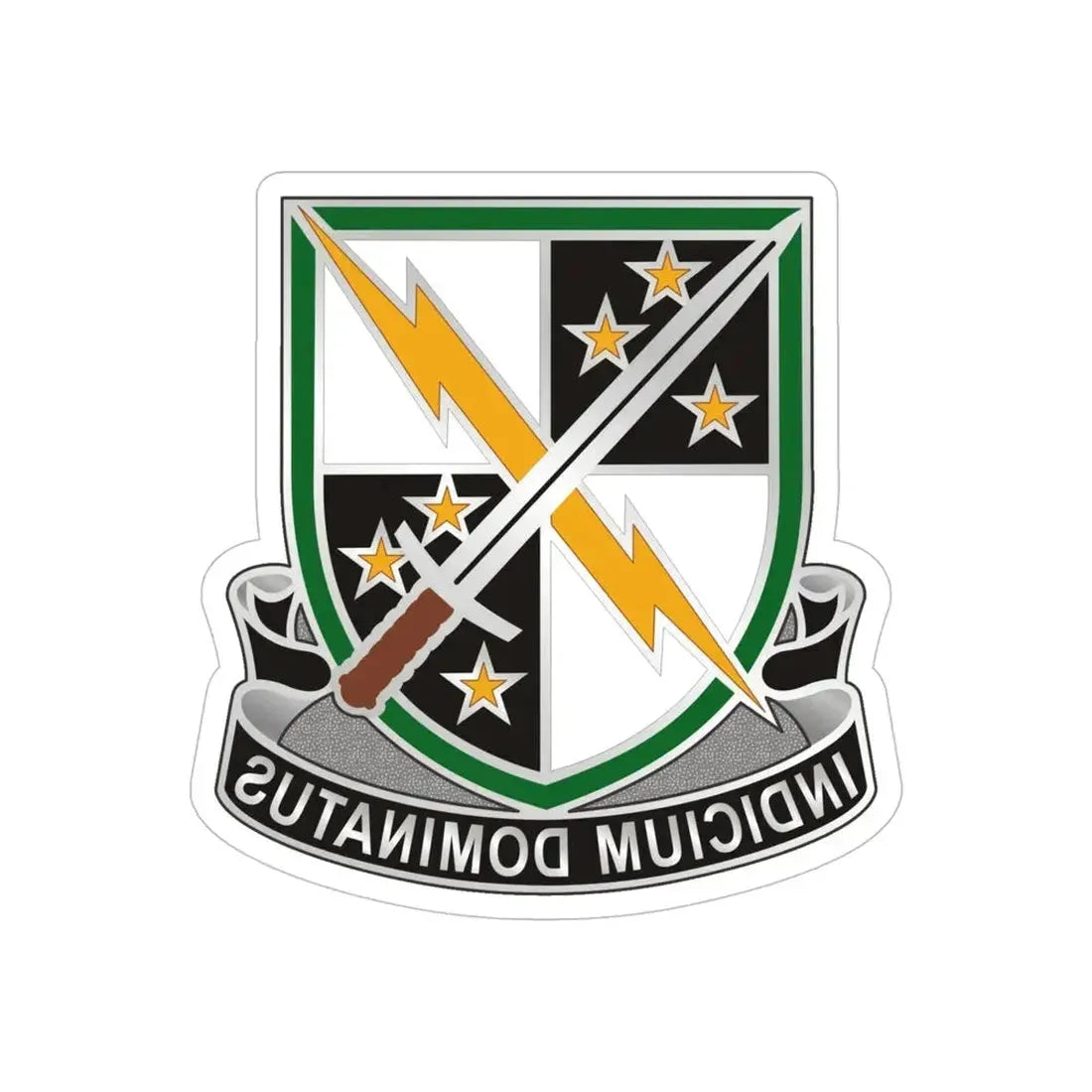 2 Information Operations Battalion (U.S. Army) REVERSE PRINT Transparent Die-Cut STICKER - The Sticker Space