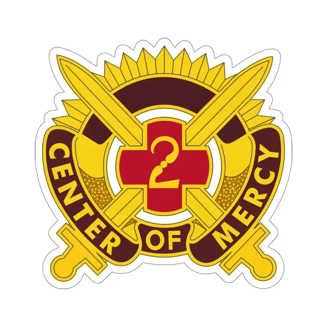 2 Medical Brigade 2 (U.S. Army) STICKER Vinyl Die-Cut Decal - The Sticker Space