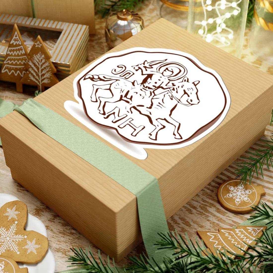 Печать Дмитрия-Донского 2 Reverse (Belarus) (Coat of Arms) STICKER Vinyl Kiss-Cut Decal - The Sticker Space