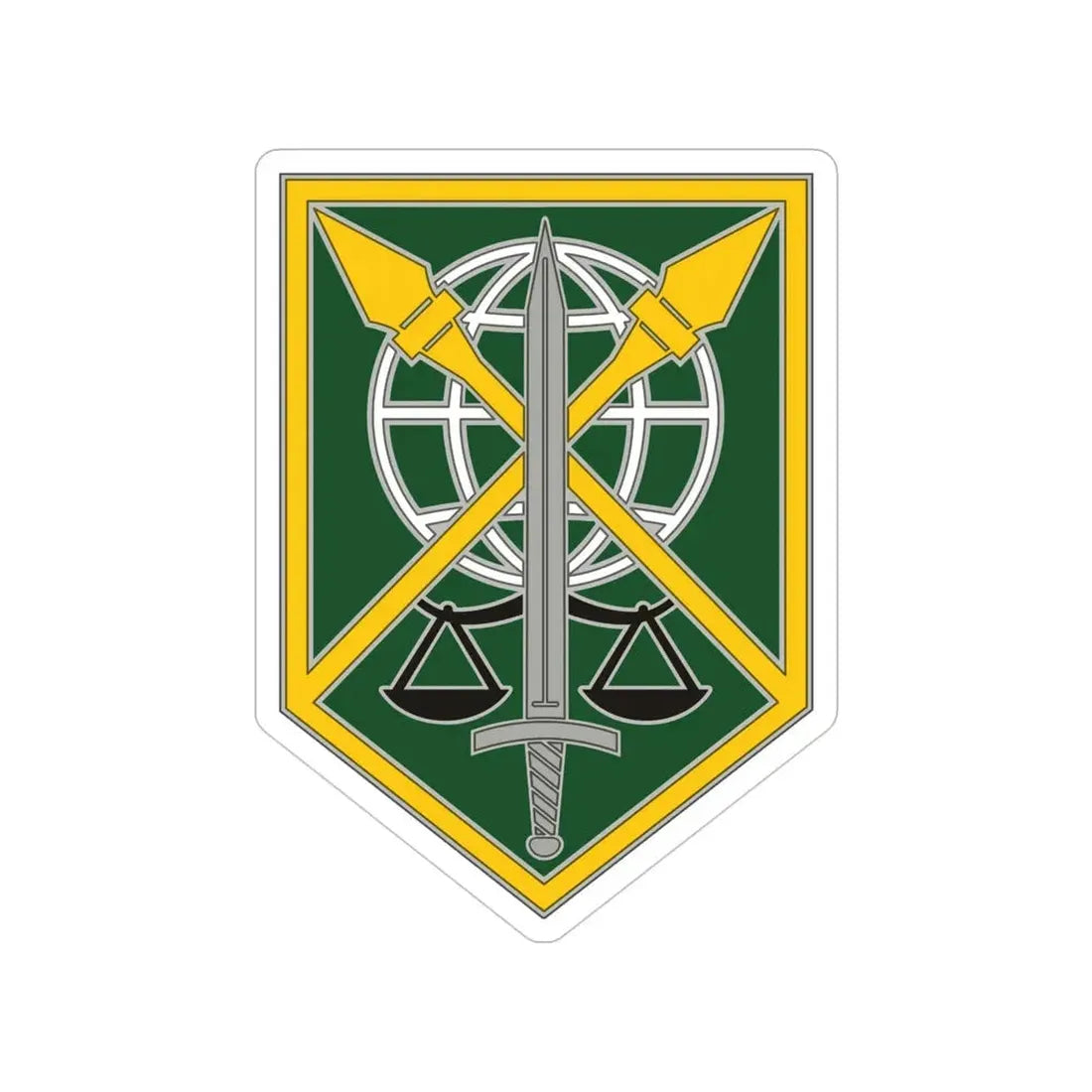 200 Military Police Command (U.S. Army) Transparent STICKER Die-Cut Vinyl Decal - The Sticker Space