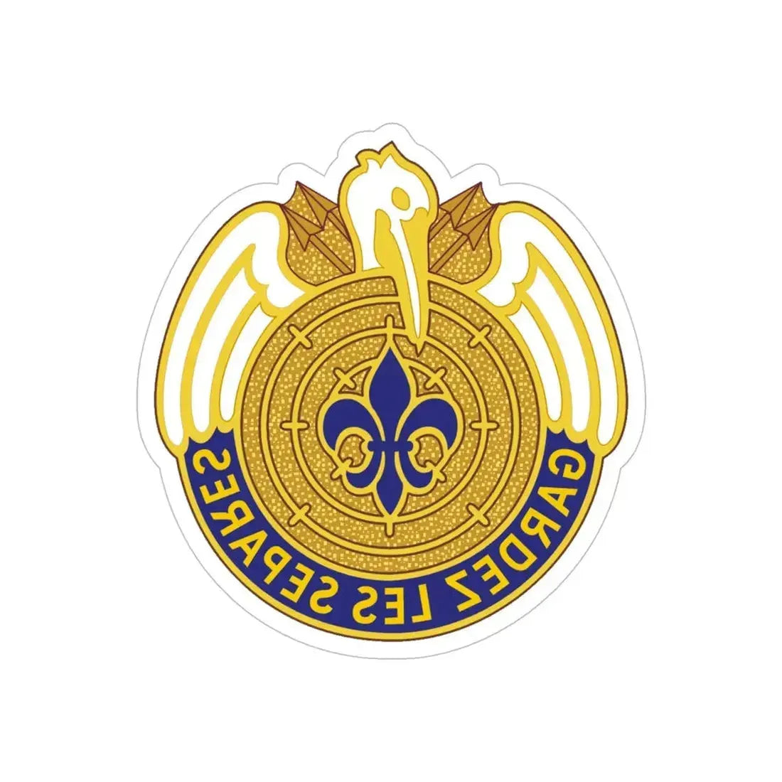 204th Aviation Group (U.S. Army) REVERSE PRINT Transparent Die-Cut STICKER - The Sticker Space