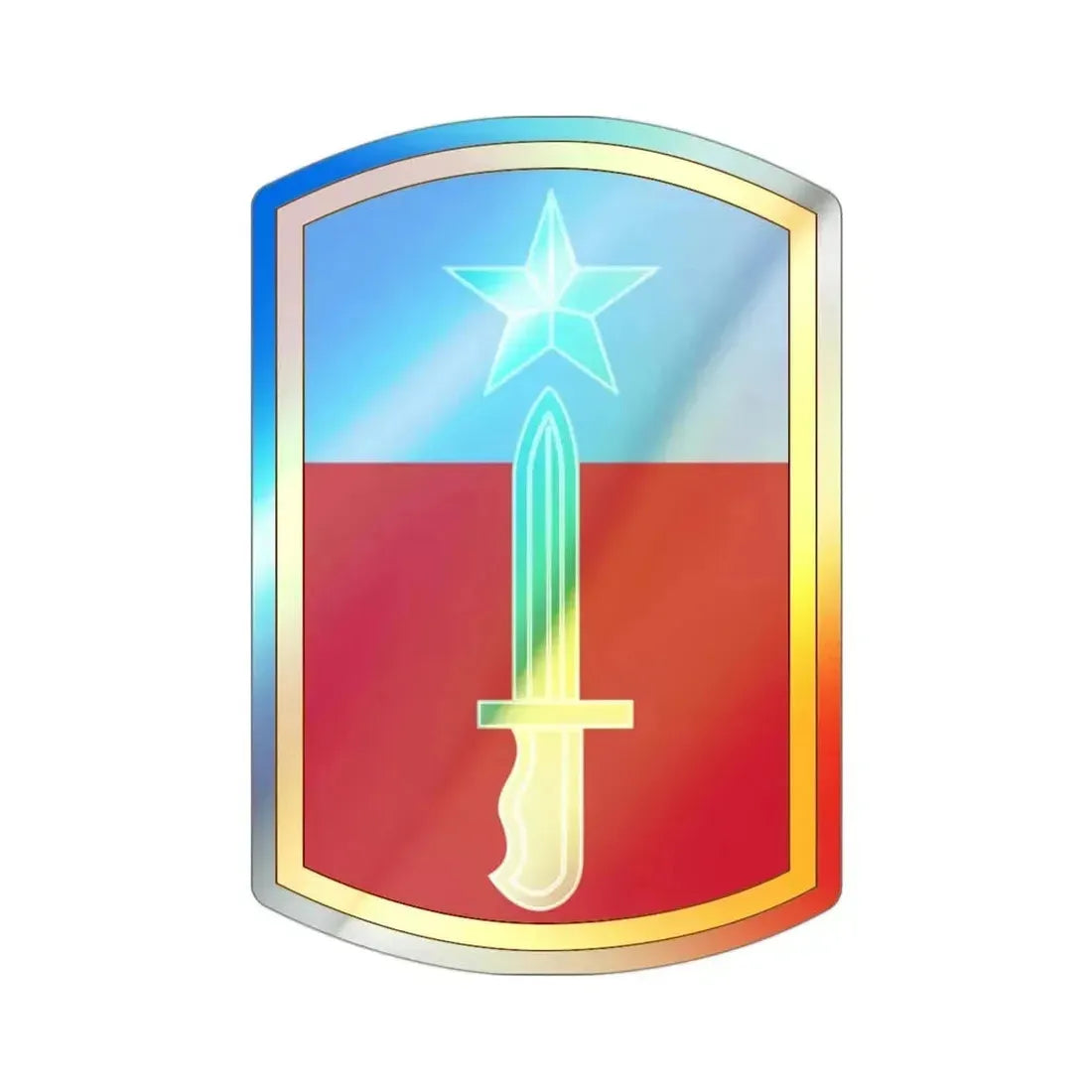 205TH INFANTRY BRIGADE (U.S. Army) Holographic STICKER Die-Cut Vinyl Decal - The Sticker Space