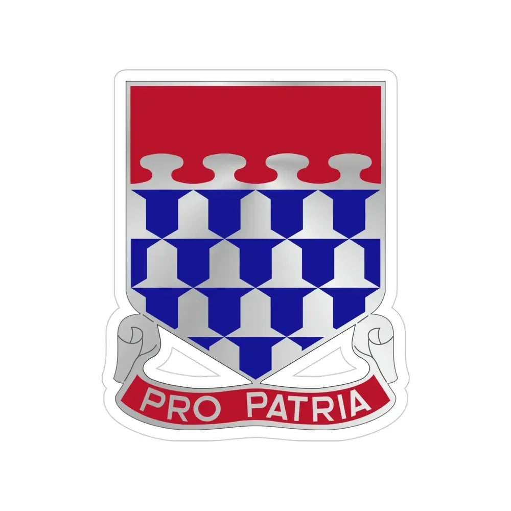 212 Artillery Regiment (U.S. Army) Transparent STICKER Die-Cut Vinyl Decal 4 Inch - The Sticker Space