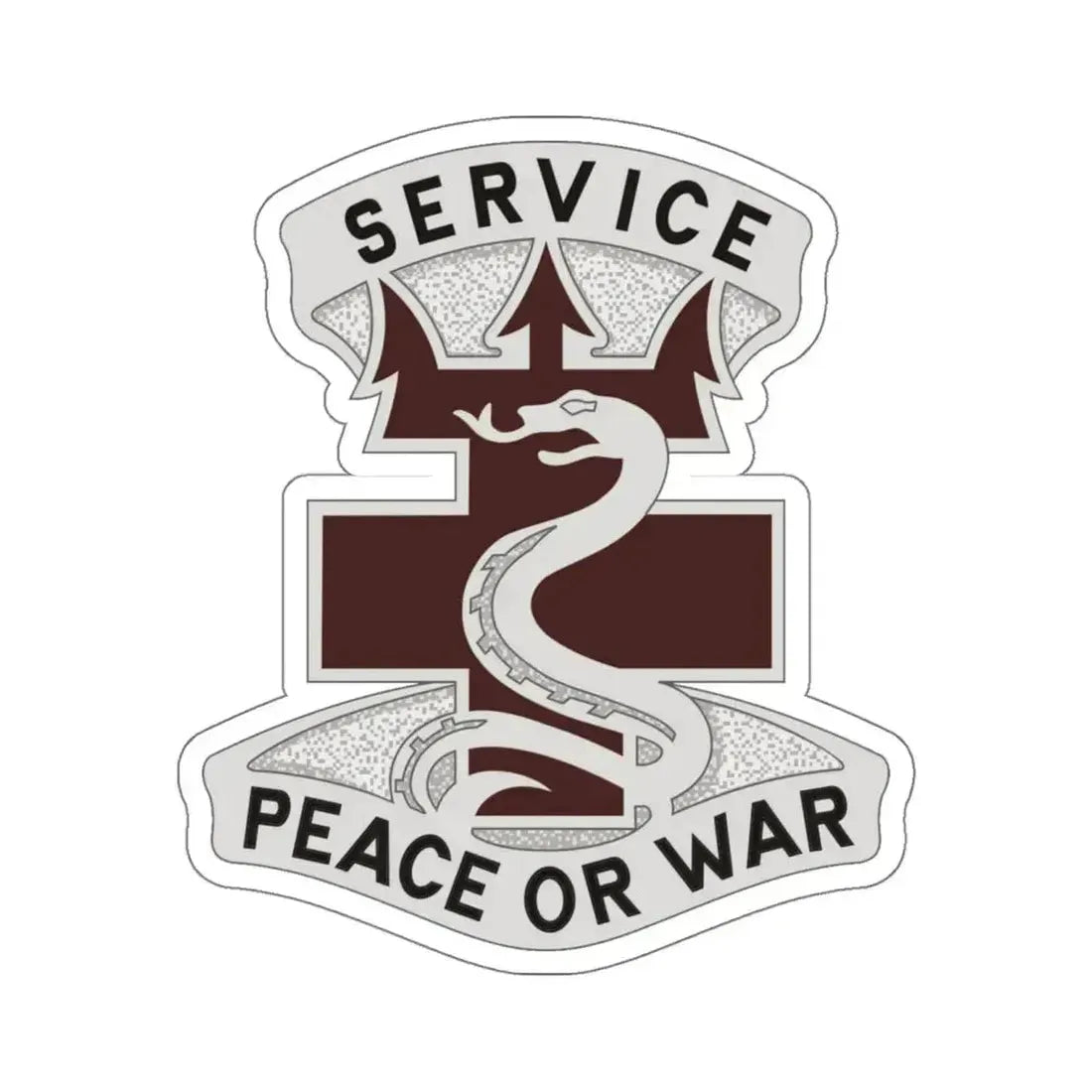 213 Medical Brigade 2 (U.S. Army) STICKER Vinyl Kiss-Cut Decal 6 Inch White - The Sticker Space