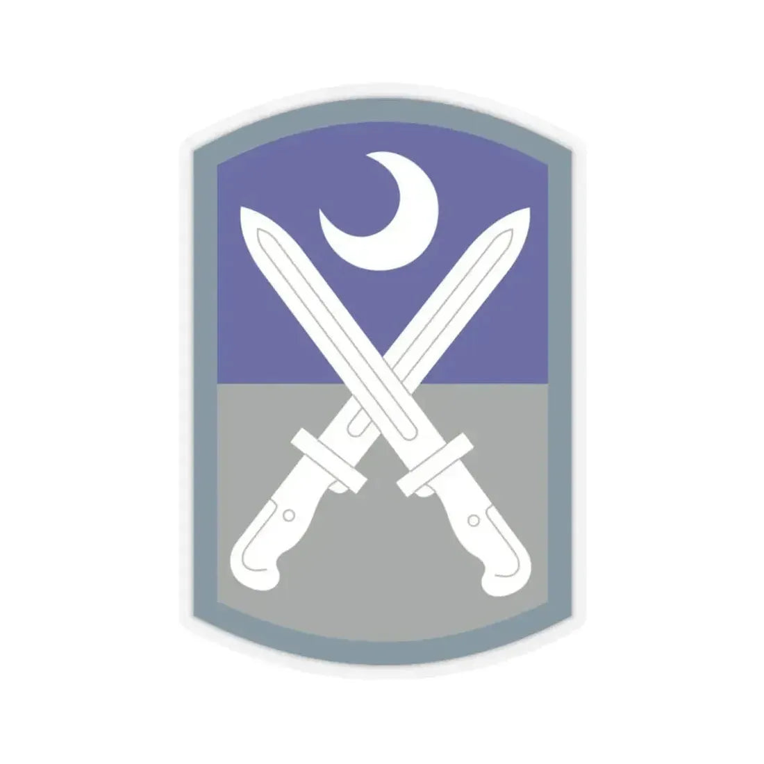 218 Maneuver Enhancement Brigade (U.S. Army) STICKER Vinyl Kiss-Cut Decal 4 Inch Transparent - The Sticker Space