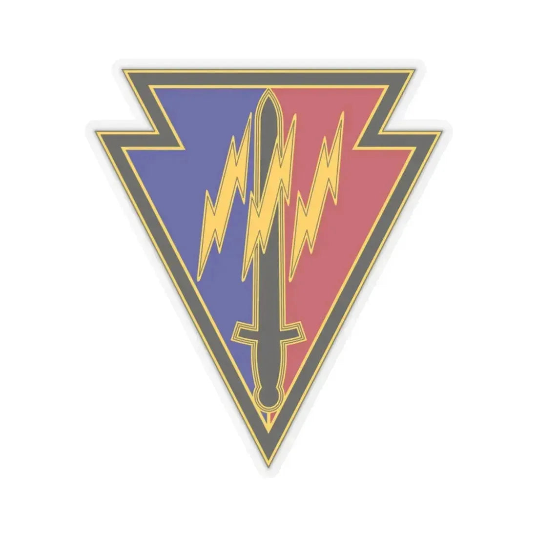 219 Engineer Brigade (U.S. Army) STICKER Vinyl Kiss-Cut Decal 6 Inch Transparent - The Sticker Space