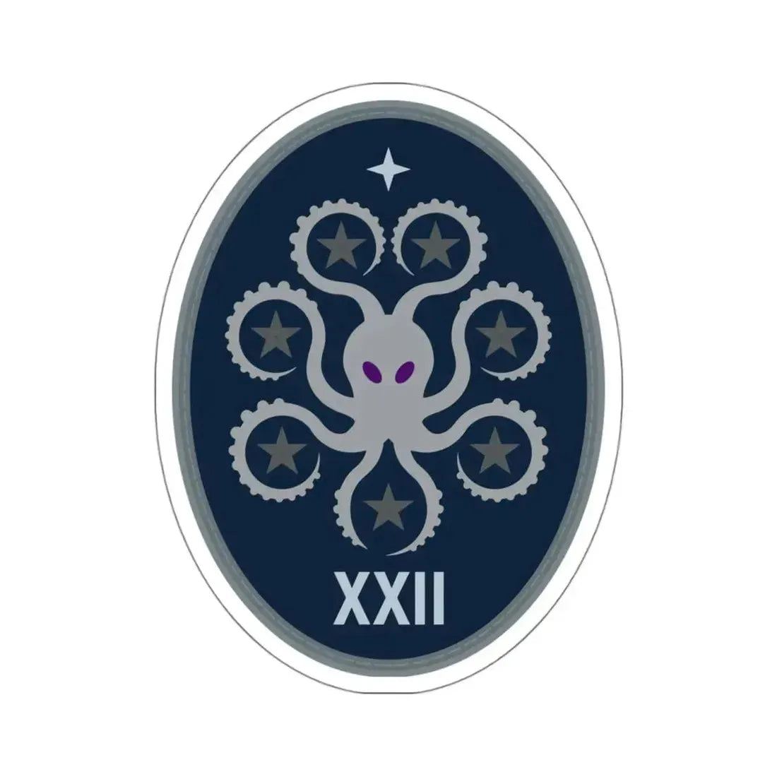 22 Space Operations Squadron (U.S. Space Force) STICKER Vinyl Kiss-Cut Decal 4 Inch White - The Sticker Space